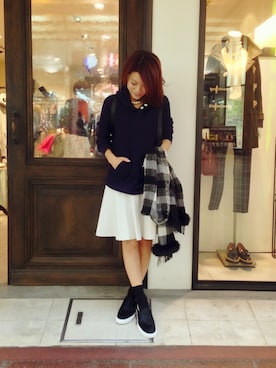 megさん（レディース・155cm）の秋コーディネート