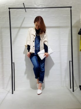 「アイテム（その他シューズ）」を使った、megさん（レディース・155cm）の冬コーディネート