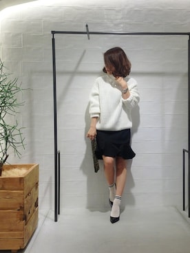 megさん（レディース・155cm）の冬コーディネート