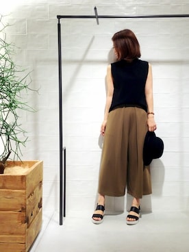 「SUGAR ROSE（シュガーローズ）のアイテム」を使った、megさん（レディース・155cm）の夏コーディネート