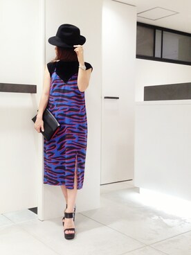 「SUGAR ROSE（シュガーローズ）のアイテム」を使った、megさん（レディース・155cm）の夏コーディネート