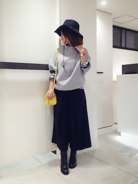 「SUGAR ROSE（シュガーローズ）のアイテム」を使った、megさん（レディース・155cm）の秋コーディネート