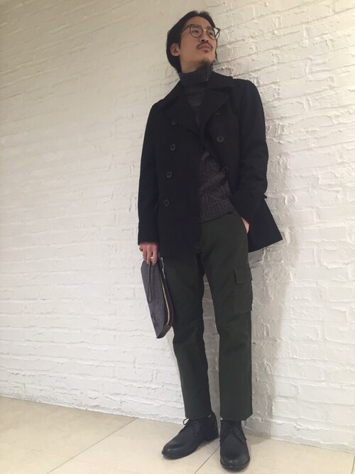 Boycott 新宿丸井メンズ館 スタッフ4 Boycott 新宿丸井mens館店 Boycottのニット セーターを使ったコーディネート Wear