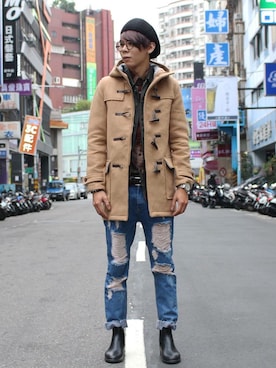 「5（ファイブ）のアイテム（ジャケット/アウター）」を使った、ANTさん（メンズ・180cm）の冬コーディネート