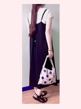 「さしいろ」｜「アイテム（バッグ）」を使った、RINAさん（レディース・147cm）の夏コーディネート