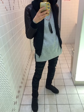 「ROEN（ロエン）のアイテム（アクセサリー）」を使った、ＪＵＮさん（メンズ・178cm）の秋コーディネート