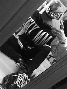 「KTZ（ケイティーゼット）のアイテム（キャップ）」を使った、كوؤوكيさん（メンズ・170cm）の秋コーディネート