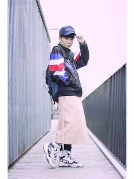「アイテム（ジャージ）」を使った、よっこさん（メンズ・170cm・20代）の春コーディネート