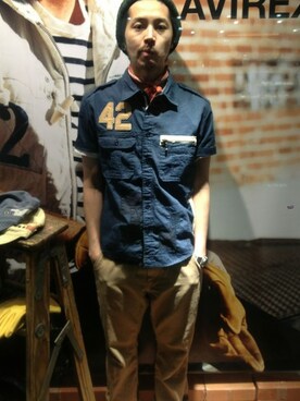 AVIREX HIDEO.Yさん（メンズ・168cm）の春コーディネート