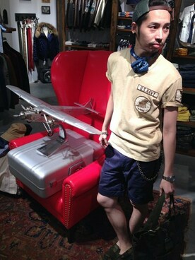 AVIREX HIDEO.Yさん（メンズ・168cm）の夏コーディネート