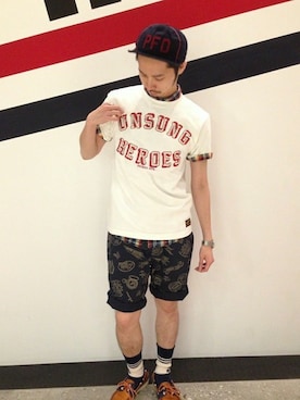 AVIREX HIDEO.Yさん(メンズ・168cm)の夏コーディネート