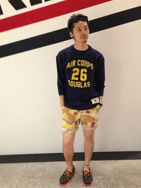 AVIREX HIDEO.Yさん(メンズ・168cm)の夏コーディネート