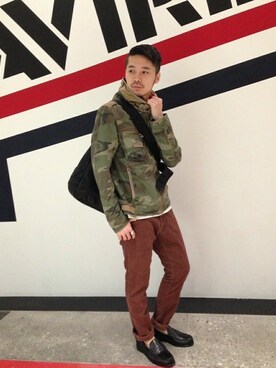 AVIREX HIDEO.Yさん(メンズ・168cm)の秋コーディネート