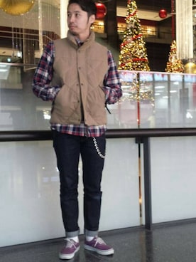 AVIREX HIDEO.Yさん（メンズ・168cm）の冬コーディネート