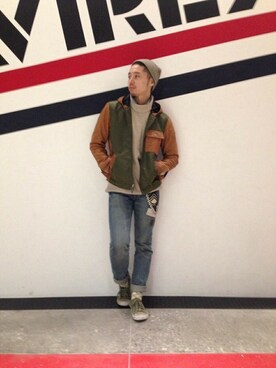 AVIREX HIDEO.Yさん(メンズ・168cm)の冬コーディネート