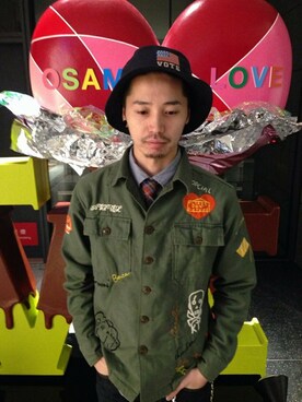 AVIREX HIDEO.Yさん（メンズ・168cm）の冬コーディネート