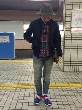 AVIREX HIDEO.Yさん（メンズ・168cm）の冬コーディネート