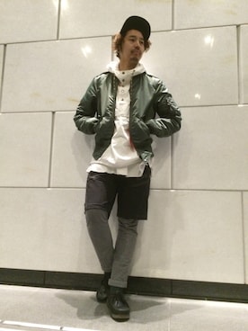 AVIREX HIDEO.Yさん（メンズ・168cm）の冬コーディネート