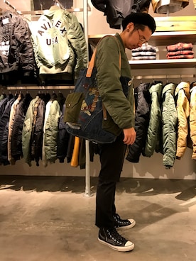 AVIREX HIDEO.Yさん（メンズ・168cm）の秋コーディネート