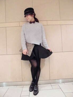 Salon de la Trinite'恵比寿店スタッフさん（レディース・157cm）の冬コーディネート