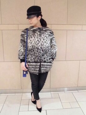 Salon de la Trinite'恵比寿店スタッフさん（レディース・157cm）の冬コーディネート