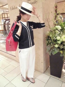 Salon de la Trinite'恵比寿店スタッフさん(レディース・157cm)の冬コーディネート