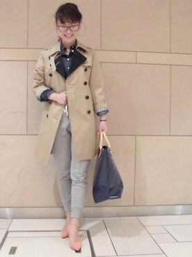 Salon de la Trinite'恵比寿店スタッフさん（レディース・157cm）の春コーディネート