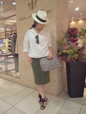 Salon de la Trinite'恵比寿店スタッフさん（レディース・157cm）の春コーディネート