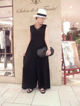Salon de la Trinite'恵比寿店スタッフさん(レディース・157cm)の春コーディネート