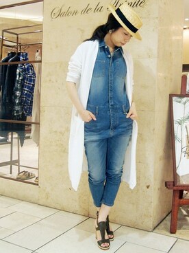 Salon de la Trinite'恵比寿店スタッフさん（レディース・157cm）の春コーディネート