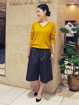 Salon de la Trinite'恵比寿店スタッフさん（レディース・157cm）の夏コーディネート