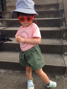 marokoさん（キッズ・90cm）の夏コーディネート