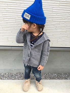 marokoさん（キッズ・90cm）の秋コーディネート