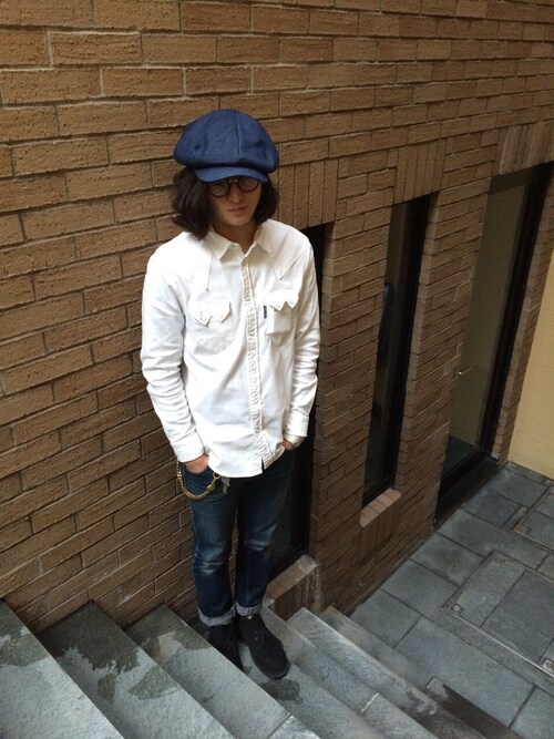 レヨ Blue Blueのシャツ ブラウスを使ったコーディネート Wear