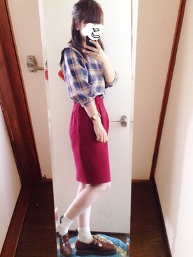 こんちゃんさん(レディース・160cm)の秋コーディネート