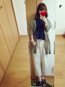 こんちゃんさん（レディース・160cm）の夏コーディネート