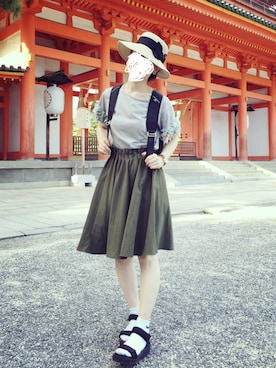 こんちゃんさん（レディース・160cm）の夏コーディネート