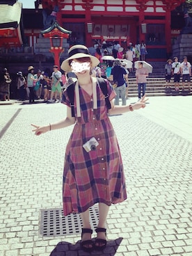 こんちゃんさん（レディース・160cm）の夏コーディネート