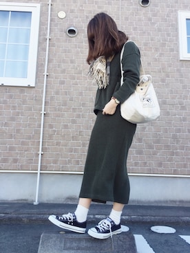 こんちゃんさん（レディース・160cm）の冬コーディネート