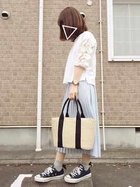 こんちゃんさん（レディース・160cm）の春コーディネート