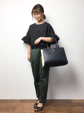 「Pi（ピーアイ）のアイテム」を使った、tomoyoさん（レディース・159cm）の夏コーディネート