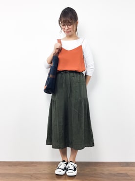 tomoyoさん（レディース・159cm）の夏コーディネート