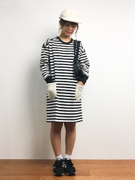 「kipling（キプリング）のアイテム」を使った、tomoyoさん（レディース・159cm）の秋コーディネート