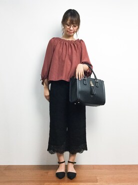 「AIC.（エーアイシー）のアイテム」を使った、tomoyoさん（レディース・159cm）の秋コーディネート