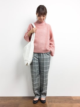 「Cocoonist（コクーニスト）のアイテム」を使った、tomoyoさん（レディース・159cm）の秋コーディネート