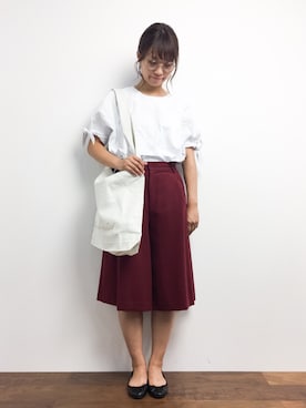 「Cocoonist（コクーニスト）のアイテム」を使った、tomoyoさん（レディース・159cm）の秋コーディネート