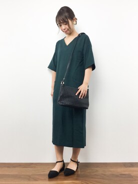 「rps（アールピーエス）のアイテム（ショルダーバッグ）」を使った、tomoyoさん（レディース・159cm）の秋コーディネート