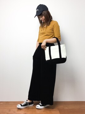 「Lara&Heart（ララアンドハート）のアイテム」を使った、tomoyoさん（レディース・159cm）の秋コーディネート