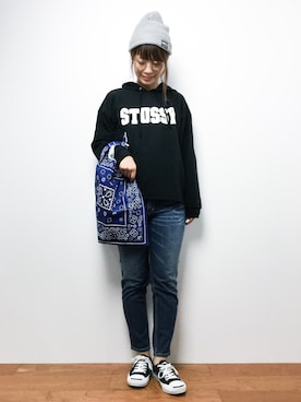 「Lyric（リリック）のアイテム」を使った、tomoyoさん（レディース・159cm）の秋コーディネート