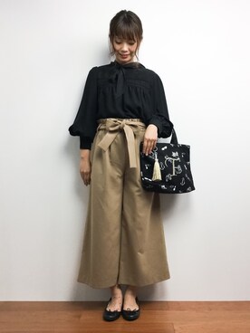 tomoyoさん（レディース・159cm）の秋コーディネート